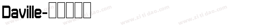 Daville字体转换