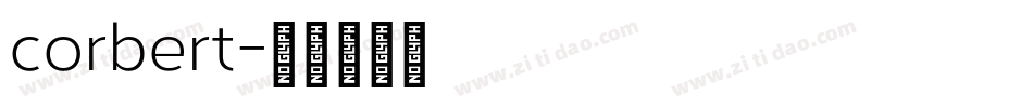 corbert字体转换