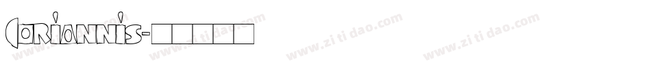 Coriannis字体转换