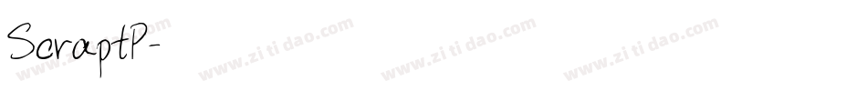 ScraptP字体转换