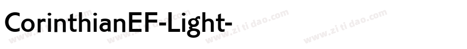 CorinthianEF-Light字体转换