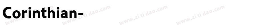 Corinthian字体转换