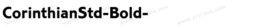CorinthianStd-Bold字体转换