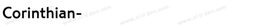 Corinthian字体转换