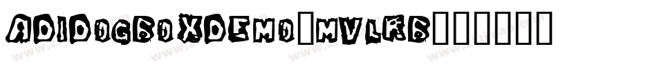 AdidogBoxDemo-MVLRB字体转换