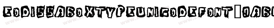 EodissaBoxTypeUnicodeFont-0aBR字体转换