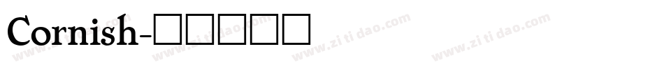 Cornish字体转换