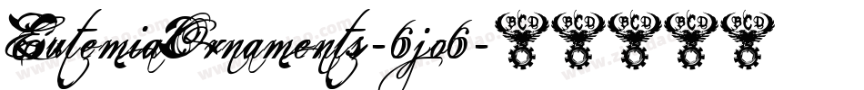 EutemiaOrnaments-6jo6字体转换