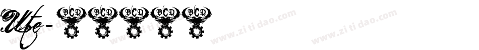 Ute字体转换
