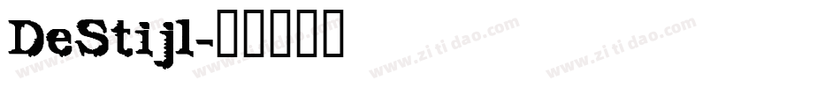 DeStijl字体转换