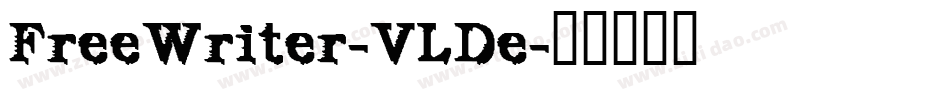 FreeWriter-VLDe字体转换