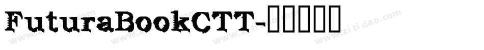 FuturaBookCTT字体转换