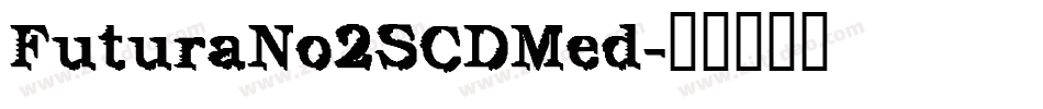 FuturaNo2SCDMed字体转换