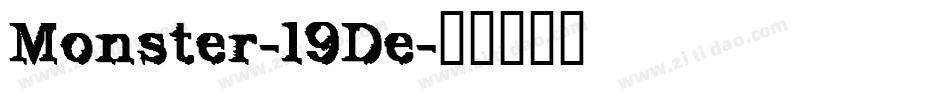 Monster-l9De字体转换