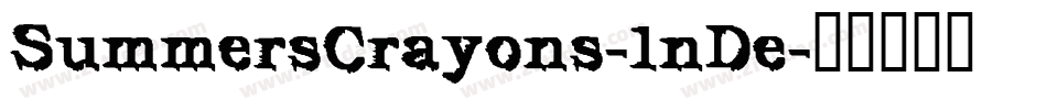 SummersCrayons-1nDe字体转换