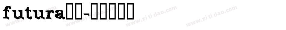futura字体字体转换