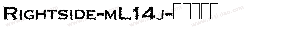 Rightside-mL14j字体转换