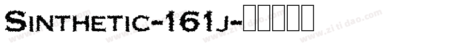 Sinthetic-161j字体转换