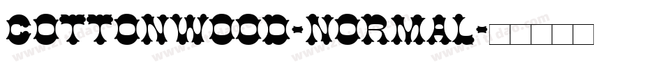 Cottonwood-Normal字体转换