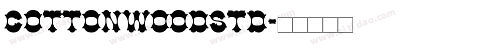 CottonwoodStd字体转换