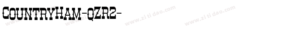 CountryHam-qZR2字体转换