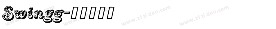 Swingg字体转换