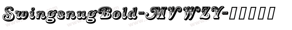 SwingsnugBold-MVWZY字体转换