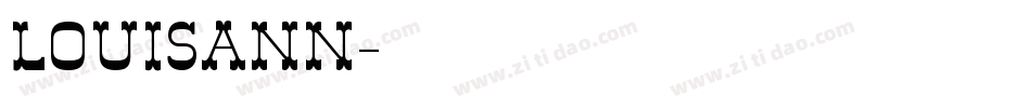 LOUISANN字体转换