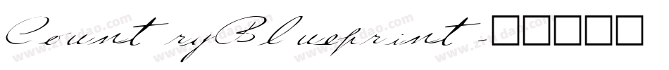 CountryBlueprint字体转换