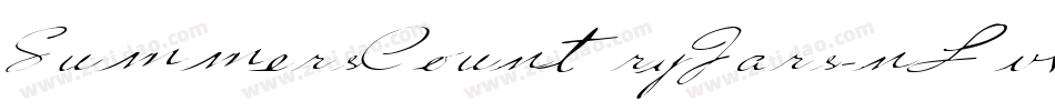 SummersCountryJars-nLv1字体转换