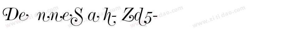 DevinneSwash-qZd5字体转换