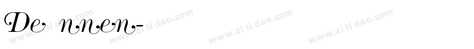 Devinnen字体转换