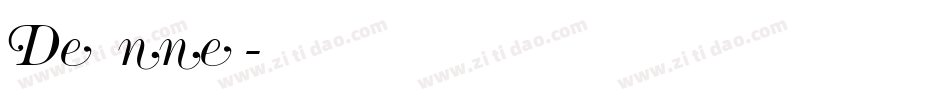 Devinnet字体转换
