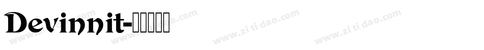 Devinnit字体转换