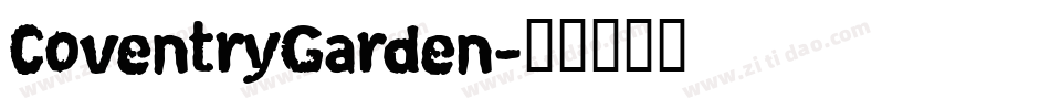 CoventryGarden字体转换