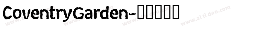 CoventryGarden字体转换