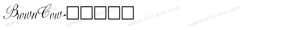 BrownCow字体转换