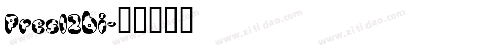 Pres12bi字体转换