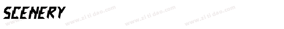 Scenery字体转换