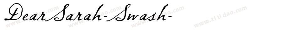 DearSarah-Swash字体转换