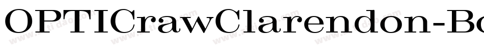 OPTICrawClarendon-Book字体转换