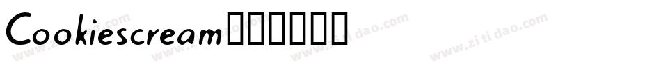 Cookiescream字体转换