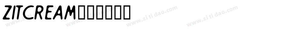 ZITCREAM字体转换