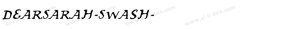DearSarah-Swash字体转换