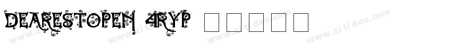 DearestOpen-4RYp字体转换