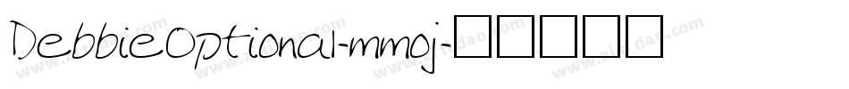 DebbieOptional-mmoj字体转换