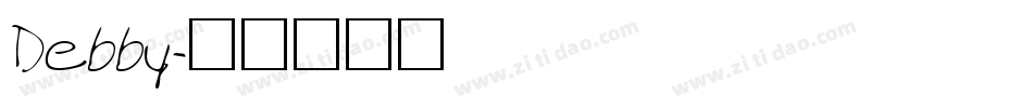 Debby字体转换