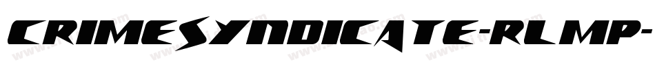 CrimeSyndicate-rLMp字体转换