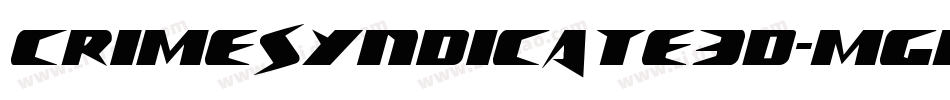 CrimeSyndicate3D-MgKw字体转换
