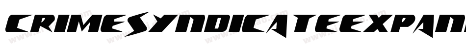 CrimeSyndicateExpanded-v9w7字体转换